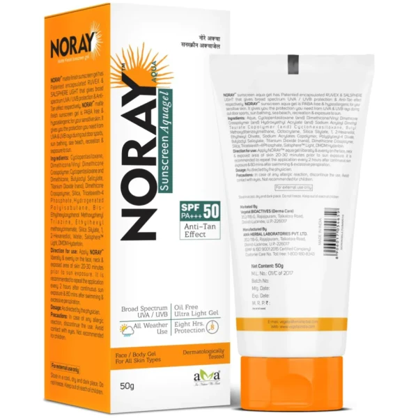 Noray Sunscreen Aquagel SPF 50 PA
